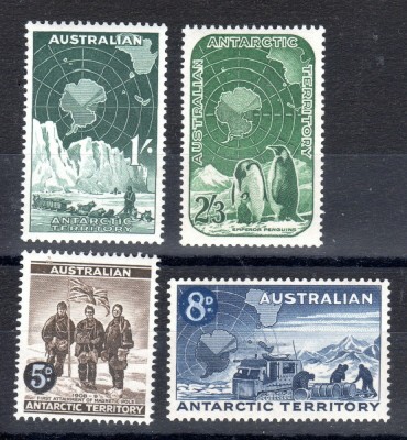 Australian Antarctic 1959 - Uzuale, cercetare, serie neuzata foto