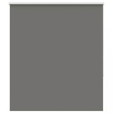 Jaluzea Rola Opaca Gri 135x175 cm vidaXL - Montaj Fara Gaurire, Siguranta Copii, Blocare Lumina