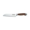 Cutit santoku Maestro Heinner, 18 cm, lama inox, maner lemn nuc