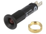Lumină LED de Control Roșie 24VDC &Oslash;8mm IP40