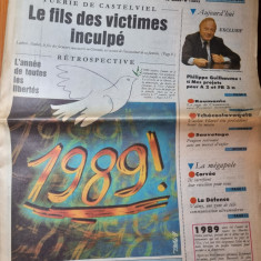 ziarul francez "le parisien" 31 decembrie 1989-articol si foto revolutia romana