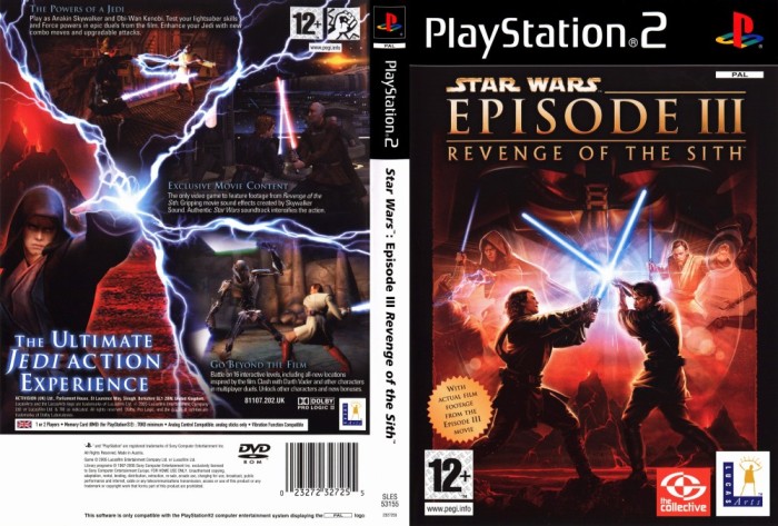 Joc PS2 Star Wars EPISODE III Revenge of the Sith original Playstation 2