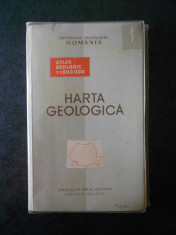 M. BLEAHU, D. PATRULIUS - HARTA GEOLOGICA A ROMANIEI (1967, editie bilingva) foto