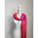 Cumpara ieftin Eșarfă Damă Micromodal Bordeaux, Model Paris 180x70cm, Accesorii Modă, Fabricată &icirc;n Italia