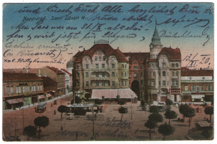 1920 - Oradea, p-ta Sf. Ladislau (jud. Bihor)