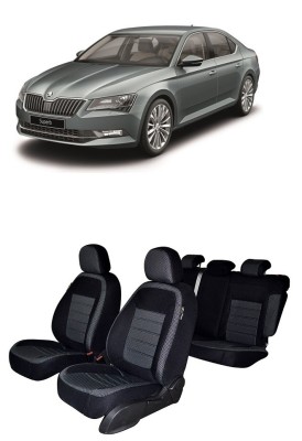 Set Huse scaune dedicate Skoda Superb (2015-2019) + husa cotiera foto
