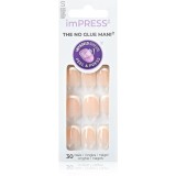 KISS imPRESS The No Glue Mani unghii artificiale autoadeziv Model 30 buc