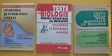 Teste de biologie pentru admiterea la facultate