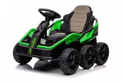 UTV electric pentru 2 copii Kinderauto MoonRider 6x6 180W 24V premium, verde foto