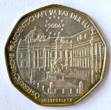 AUSTRIA 5 EURO 2006 OSTERREICHISCHE PRAZIDENTSCHAFT IM DER EU ARGINT PATINA AUNC