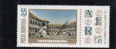 ROMANIA 1969 LP 713 ZIUA MARCII POSTALE ROMANESTI MNH foto