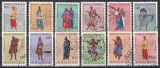 Angola 1957 - Costume şi Traditii angoleze, Stampilat