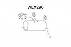 Toba esapament finala PEUGEOT PARTNER combispace (5F) (1996 - 2012) QWP WEX296 foto