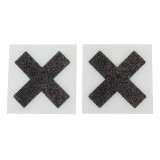 Benzi Adezive Sfarcuri X Sclipici Cottelli, Accesorii Sani, Sexy, Negru Stralucitor, Adeziv Puternic, 5.9cm