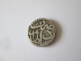 Rara! Afghanistan 1 Rupee 1880-1891(1297-1308) argint Abdur Rahman,diametrul:19 mm,greutate:9,13 grame, Asia