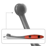 Cumpara ieftin Periuta de dinti din silicon pentru antrenament, 6 luni+, Mombella, Buburuza