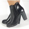 Botine office negre comode si usoare 021173, 36 - 39