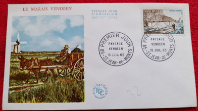 1965-Franta-Peisaj vendeen-FDC foto