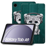 Husa Tech-Protect Smartcase pentru Samsung Galaxy Tab A9 8.7 X110/X115 Sad Cat