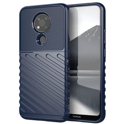 Husa TPU OEM Thunder Tough pentru Nokia 3.4, Bleumarin foto