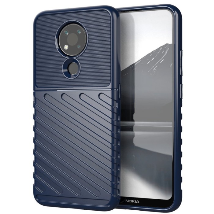 Husa TPU OEM Thunder Tough pentru Nokia 3.4, Bleumarin