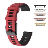 Cumpara ieftin Curea silicon, compatibila Apple Watch 9|8|7|6|5|4|3|2|1 Series, 41mm|40mm|38mm, Red Copper