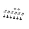 Set cleme fixare scut motor MERCEDES VITO/ VIANO (W639), 01.2003-2014, 14 buc/set,