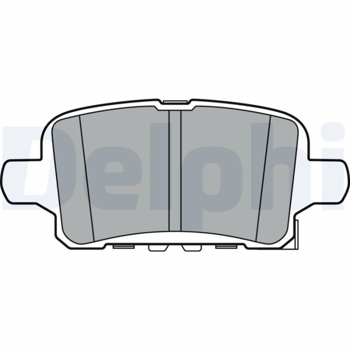 DELPHI LP3372 set placute frana,frana disc