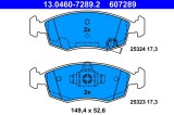 ATE 13.0460-7289.2 set placute frana,frana disc