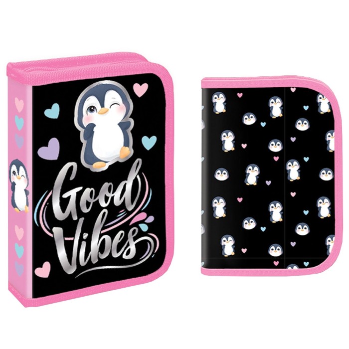 Penar echipat, 1 fermoar, 2 extensii, 30 piese, GOOD VIBES &ndash; YOLLO