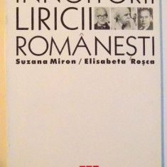 INNOITORII LIRICII ROMANESTI de SUZANA MIRON SI ELISABETA ROSCA , 1999