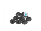 Set organizatoare cabluri, 28 x 28 mm, 10 elemente, Keltin K02209
