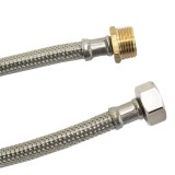 Furtun Flexibil Inox 1/2", 1500 mm, DN8, Apă Potabilă, Certificat DVGW