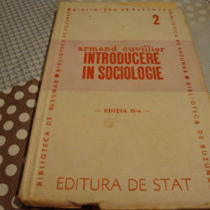 Armand Cuvillier - Introducere in sociologie - 1947