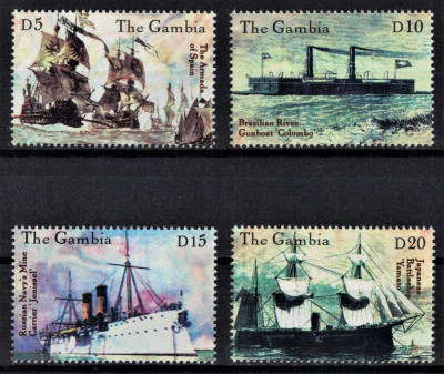 GAMBIA 2000 - Nave, istorie/ serie completa MNH foto