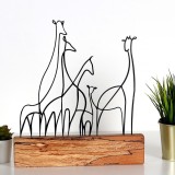 Cumpara ieftin Obiect decorativ M Negru 30x35x3.5 cm