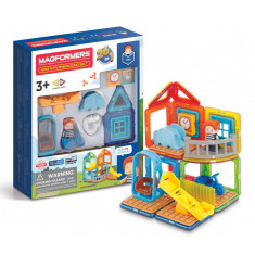 Set de construit Magformers- Locul de joaca, 33 piese