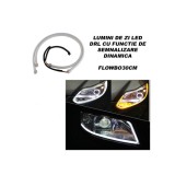 Banda flexibila LED DRL 30cm cu functie de semnalizare dinamica Cod: FLOWBO30CM Automotive TrustedCars, Oem