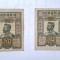 Romania , lot 2 bancnote foarte frumoase de 50 Bani 1917