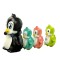 Jucarie magnetica Penguin Family - Pinguini care merg si canta