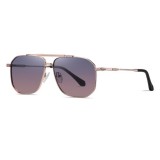 Ochelari de Soare, Barbati - Techsuit (8538) - Rose Gold / Gradient Purple