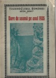 Touring Clubul Romaniei sectia Banat Dare de seama pe anul 1935 + invitatie