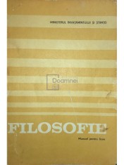 Ludwig Grunberg - Filosofie - Manual pentru licee (Editia: 1990)