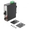 Media Convertor GIGA Ethernet Fibră Optică Monomod 12-48VDC