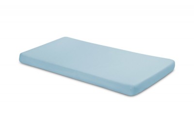 Cearsaf cu elastic din vascoza de bambus Sensillo 140x70 cm Albastru foto