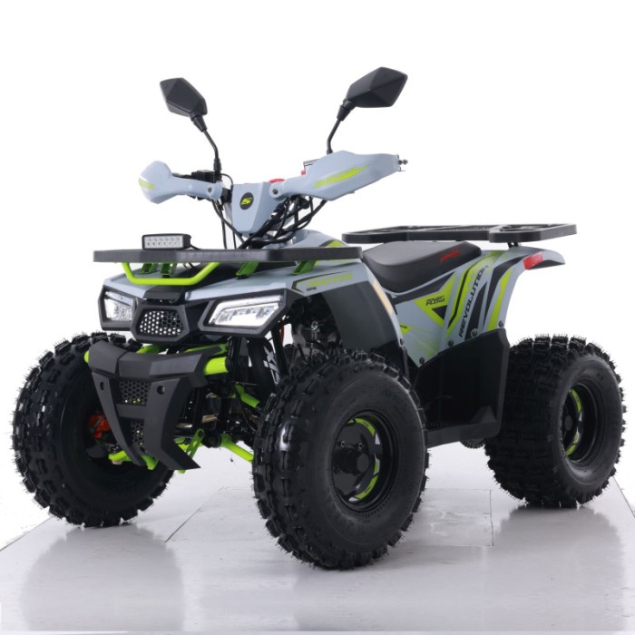 Atv Asix Hunter 125cc, roti 8 inch, 1+1 viteze, culoare gri/lime Cod Produs: MX_NEW A6-HUN12586-5