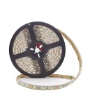 Banda led Alb Neutru 4000K cu 60 leduri 5050/metru, 24V, rezistenta la apa, la rola de 5 metri - LS-5050-01W