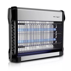 Aparat anti-insecte, lumina UV, 2 x 8 W, carcasa aluminiu, Negru