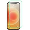 Folie sticla securizata flippy, luminous, compatibila cu apple iphone 14 pro max, margine fosforescenta verde