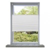 Jaluzea plisse, alb, 60x125 cm, pliuri, vidaXL